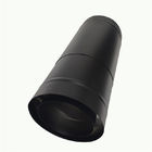 EN1856-2 Adaptable 800mm Double Wall Black Stove Pipe