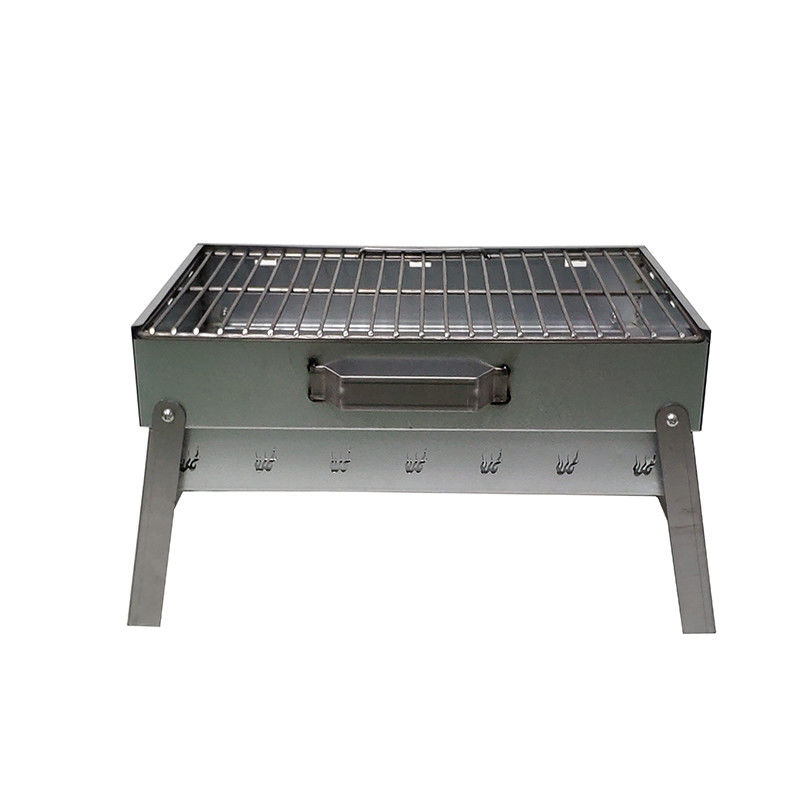 Square Carbon Steel 1.0mm Folding Charcoal BBQ Grill